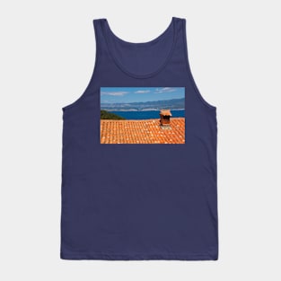 Rooftop in Vrbnsk, Krk, Croatia Tank Top